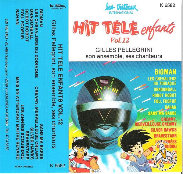 Disque Séries TV et Dessins Animés hit tele enfants vol.12