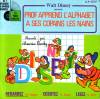 disque film blanche neige et les sept nains prof apprend l alphabet a ses copains les nains fond vert et bleu