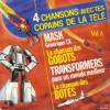 disque compilation compilation 4 chansons avec tes copains de la tele vol 6